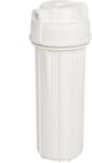 Aquafilter Vízszűrő ház dupla O-gyűrű 10", 1/4", fehér