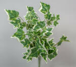  Borostyán tarka 9 ágú leveles álló zöld selyem bokor cserepezhető 50 cm