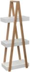5five Simple Smart Etajera 3 polite 5Five Lea White, bambus, 30 x 18, 5 x 82 cm Raft