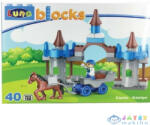 Luna Blocks: Kastély lovaggal 43 db-os (621036)