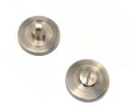 Yale Set rozete din aluminiu Yale, pentru baie, diametru 54 mm, finisaj alama antic 35-ZX-03-WC-09-50