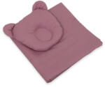 BabyLion Prémium Maci 2 részes ágyneműszett - Pasztell violet - pindurka