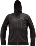 CERVA Férfi softshell dzseki HUYER - Fekete | S (0301058260001)