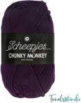 Scheepjes Chunky Monkey 1425 Purple -sötét lila akril fonal