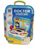 Magic Toys Kék doktoros játékszett bőröndben kiegészítőkkel (MKL375206) - jatekwebshop