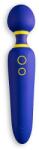 ROMP 2v1 ROMP FLIP Wand Massager cap de masaj și vibrator Blue 22, 5 cm Vibrator