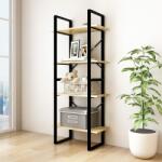 vidaXL Bibliotecă cu 4 rafturi, 60x30x140 cm, lemn masiv de pin (806442) Biblioteca