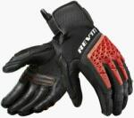 Rev'it! Gloves Sand 4 Black/Red 2XL Motoros kesztyűk