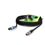 Neutrik Cablu audio speakon la XLR 3 pini 20m Negru, NEUTRIK ME22-225-2000-SW (ME22-225-2000-SW)