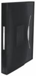 Esselte Mapa de prezentare A4 cu 6 compartimente cu elastic plastic negru Esselte (ESS624017) - dacris