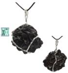  Pandantiv Piatra Profetiei Bruta Naturala cu Argint 925 - 36x24x21 mm - Unicat