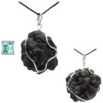  Pandantiv Piatra Profetiei Bruta Naturala cu Argint 925 - 40x27x22 mm - Unicat