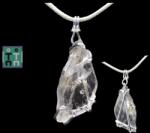  Pandantiv Topaz Imperial Brut Natural cu Argint 925 - 33x12x9 mm - Unicat