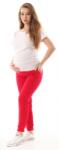 Gregx Pantaloni de trening/ de sport de gravidă Gregx, Vigo cu buzunare - roșu