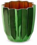 Eurofirany Negro üveg gyertyatartó Zöld 12x12x12 cm
