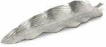 Eurofirany Sara levél formájú dekor tál fémből Ezüst 45x16x3 cm