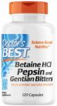 Doctor's Best Betaine HCL Pepsin + Gentian Bitters kapszula 120 db