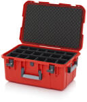 AUER Packaging Védőkoffer Pro, 3 Fogantyúval, Párnázott Betéttel, Zárral Cp Sg 6427 B4 vérnarancs (CP_SG_6427_B4_2002)