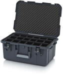 AUER Packaging Védőkoffer Pro, Párnázott Betéttel, Zárral Cp S 6427 B4 antracit szürke (CP_S_6427_B4_7016)