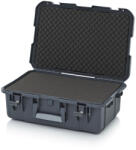 AUER Packaging Védőkoffer Pro, Szögletes Párnázással, Zárral Cp S 6422 SWG B1 antracit szürke (CP_S_6422_B1_7016)