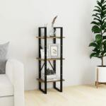 vidaXL Bibliotecă cu 3 rafturi maro miere 40x30x105 cm lemn masiv pin (806495) Biblioteca