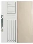  Dosar de incopciat 1/2, carton, alb, 25 bucati/set (DL2506) - birotica-asp