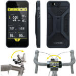 Topeak Carcasa Husa Topeak Ridecase Iphone 5, Carbon-Nylon, anti-shock, neagra