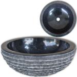 vidaXL 40 cm black marble (242672)