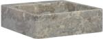 vidaXL 40x40x12 cm grey marble (149185)