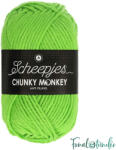 Scheepjes Chunky Monkey 1821 Lime - élénk zöld akril fonal