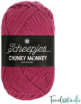 Scheepjes Chunky Monkey 1827 Deep Fuchsia - sötét rózsaszín akril fonal