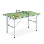  Mini összecsukható beltéri pingpong asztal tartozékokkal zöld 71x76x126 cm 10039449