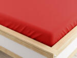  Cearsaf Jersey EXCLUSIVE cu elastic 90x200 cm rosu