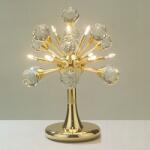 ORION Lampa de masa cristal Swarovski Spectra design modern de lux GALAXY 9L auriu (LA 4-911/9/24 gold OR)