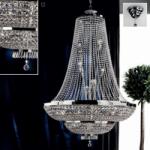 Orion Lustra suspendata XXL cristal Schler design de lux Sheraton 120cm, chrome (LU 2388/24/105 chrom OR)