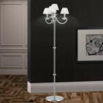 ORION Lampadar cristal Swarovski elegant de lux Avala nickel plated H-158cm (Stl 12-1169/3+1 nickel/4469 wei