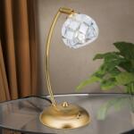ORION Lampa de masa design modern de lux Maderno aurie (LA 4-1185/1 gold-matt/496 Schliffdekor OR)