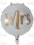  Esküvői fólia lufi, Mrs, 45cm