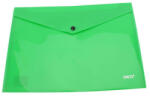 Daco Mapa plastic plic cu capsa A4 DACO MP120VD, Verde deschis (MP120VD)
