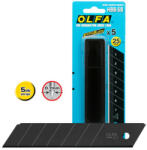 OLFA HBB-5B tördelhető penge, fekete, 25 mm, 5 db/csomag (HBB-5B)