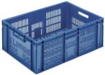 Manutan Naveta din plastic stivuibila PP Manutan cu perforatii, 45 l M1652913