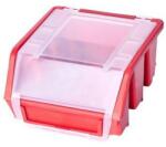  Cutie din plastic Ergobox 1 Plus 7, 5 x 11, 6 x 11, 2 cm, rosie M1179155