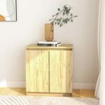 vidaXL Dulap lateral, 60x36x65 cm, lemn masiv de pin (808098) Comoda