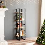 vidaXL Bibliotecă cu 4 rafturi, 40x30x140 cm, lemn masiv de pin (806422) Biblioteca