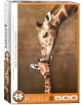 EUROGRAPHICS 500 db-os puzzle - Giraffe Mother's Kiss (6500-0301)