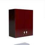 Spectral Mobila Corp superior 62 cu 2 usi Zebra MDF rosu simplu
