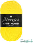 Scheepjes Chunky Monkey 2008 Yellow - élénk sárga akril fonal