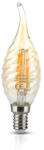 V-TAC Bec LED - 4W, Filament, E14, Candle Tail Amber Reflector Al 2700K (17979-)