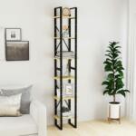 vidaXL Dulap înalt, 40x30x210 cm, lemn masiv de pin (806502) Biblioteca