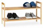  LION Diófa Cipőtartó, 2 Polcos